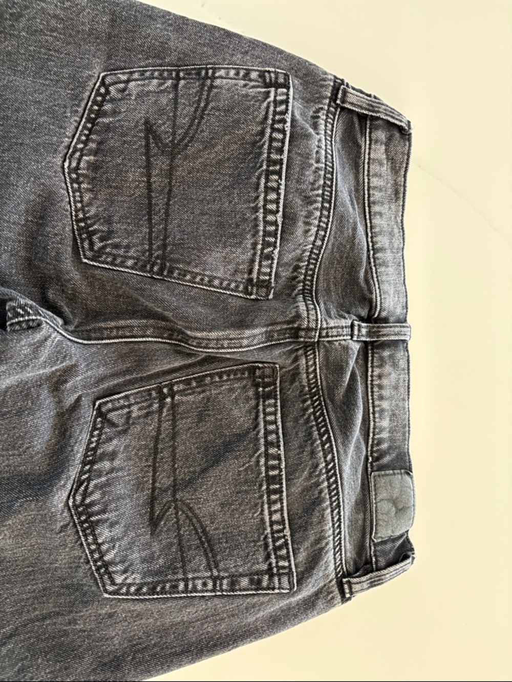 American Eagle Outfitters Distressed Black/Gray Ripped Jeans - Picture 4 of 5